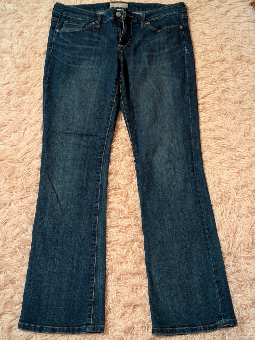 Banana Republic Dark Blue Slim Bootcut Jeans